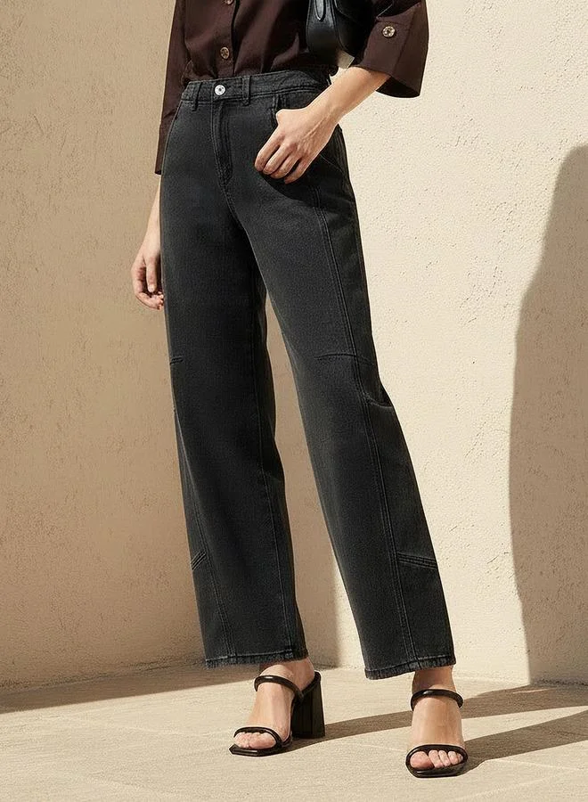 2Xtremz 2Xtremz Barrel Fit Mid-Rise Jeans